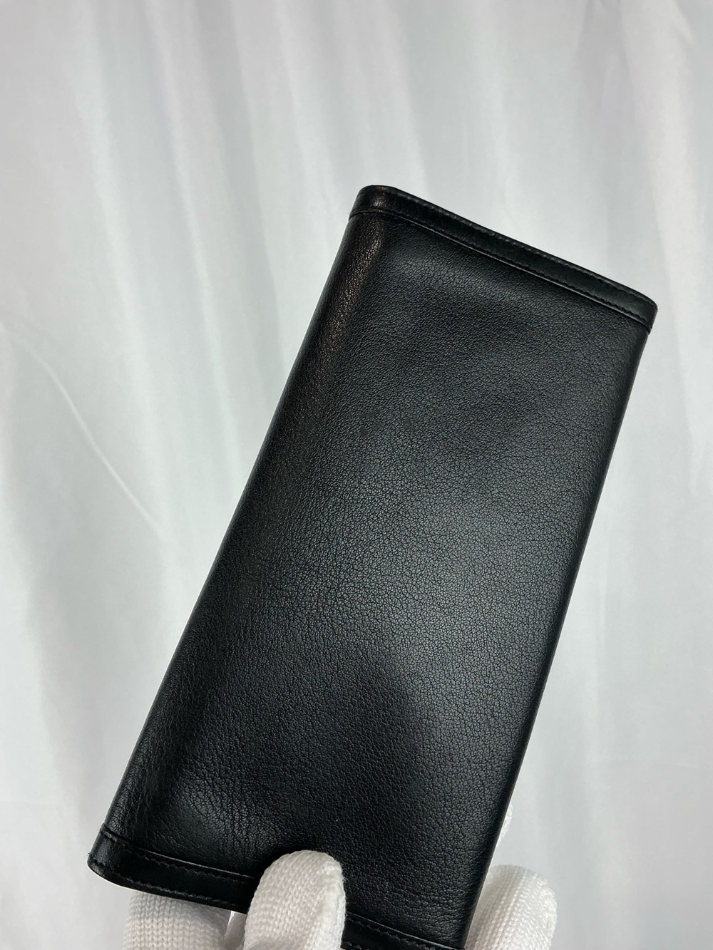 DIOR LONG WALLET BLACK VINTAGE - Picture 14 of 16